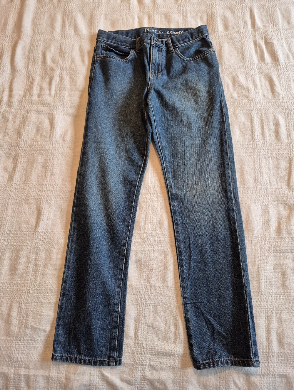Children's Place girls size 10 skinny adjustable waist jeans, VGUC